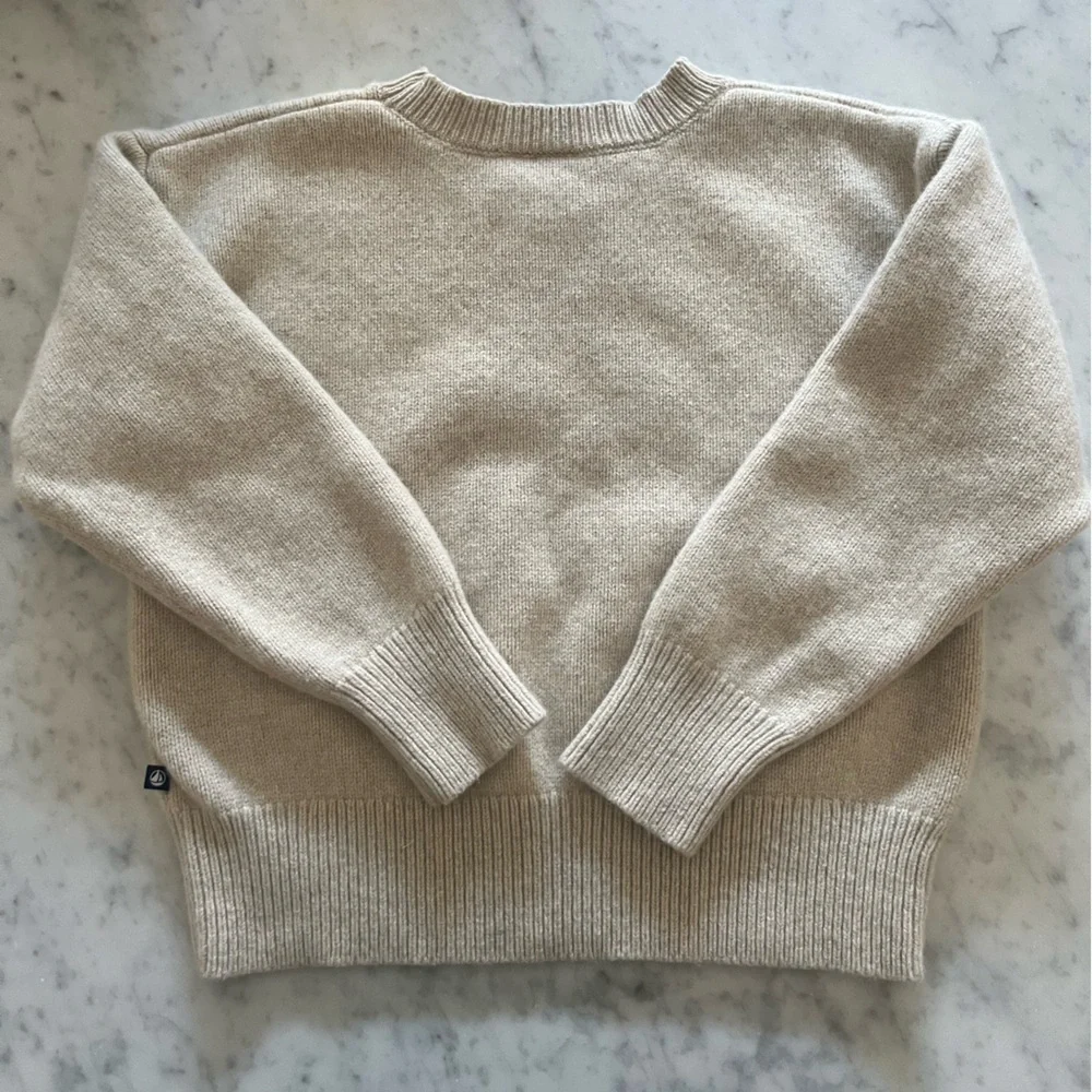 Petit Bateau Heart Cream Sweater - Picture 7 of 7
